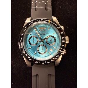 Invicta Speedway Montecarlo Men's Watch | Black, Blue | 50490 NEW 40mm
